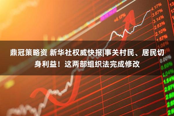 鼎冠策略资 新华社权威快报|事关村民、居民切身利益！这两部组织法完成修改