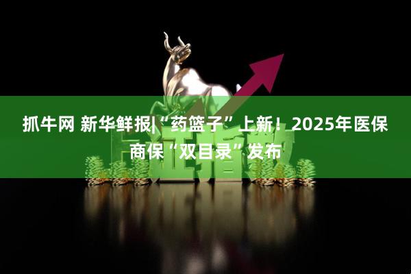 抓牛网 新华鲜报|“药篮子”上新！2025年医保商保“双目录”发布