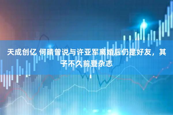 天成创亿 何晴曾说与许亚军离婚后仍是好友，其子不久前登杂志