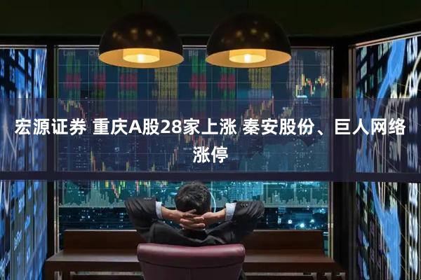宏源证券 重庆A股28家上涨 秦安股份、巨人网络涨停